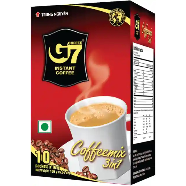 TRUNG NGUYEN G7 Instant Coffee Mix 3-in-1 kopi Vietnam impor
