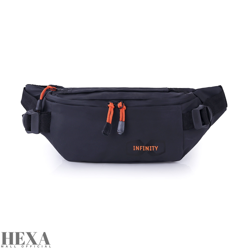 Tas Kecil Pria Waistbag Pinggang Cowok Premium bahan Waterproof Anti Air AKZ 631