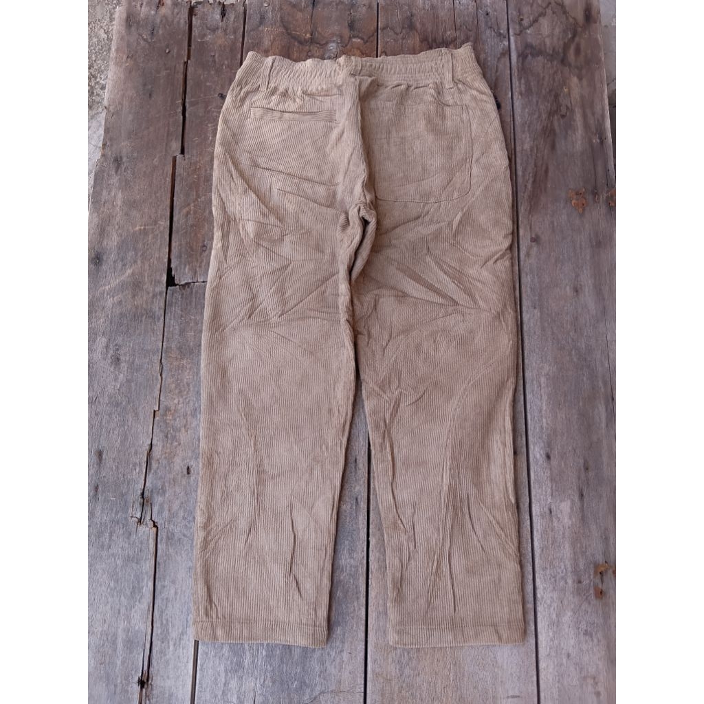 celana corduroy fieldcore ankle relax fit size 30-34 adjustable second