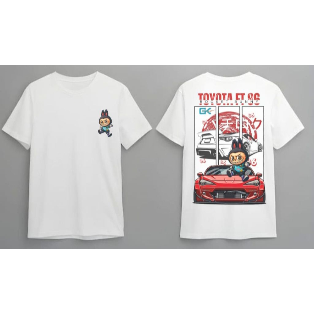 Kaos Pria Premium Animasi Mobil