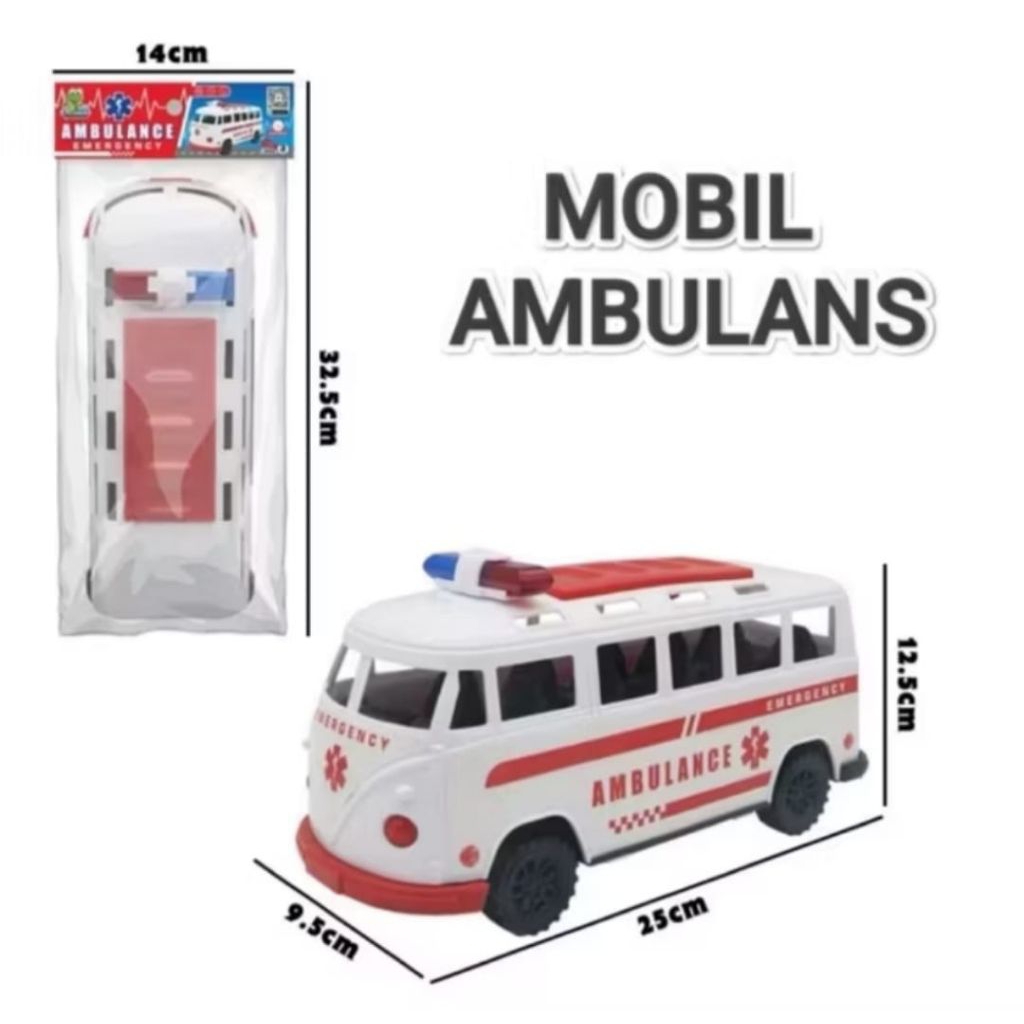 COD.PROMO OCT5513 MAINAN MURAH ANAK MOBIL AMBULANCE / MAINAN MOBIL MOBILAN BESAR