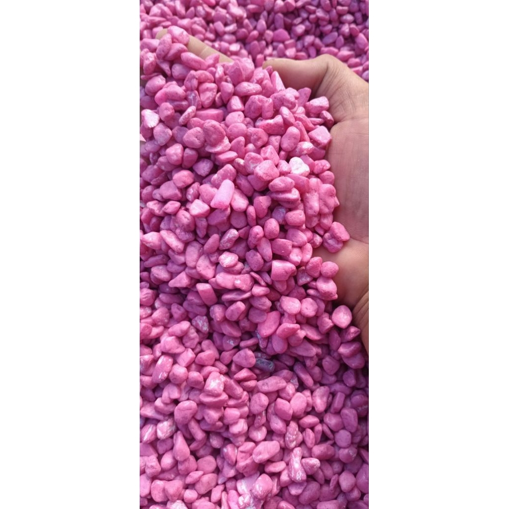 Batu variasi warna ungu violet /Batu ungu/Batu hias/Batu warna/Batu aquarium/Batu krikil hias/Batu t