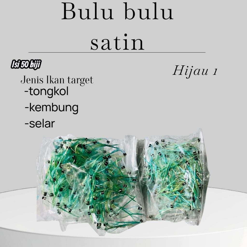 Umpan Tonda bulu bulu ikan tongkol,selar, kembung