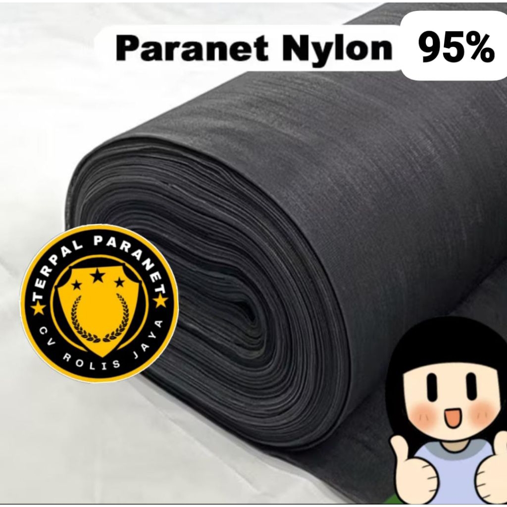 Paranet nilon nylon 95% 8x2 8x3 8x4 8x5 8x6 8x7 8x8 8x9 8x10 shanding net nilon Import nilon lokal