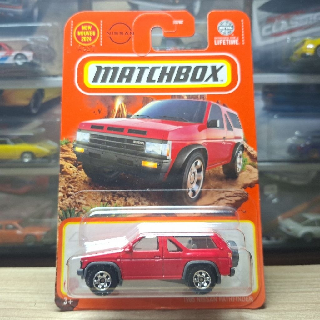 Matchbox 1985 Nissan Pathfinder Red - 93AL - Original Matchbox - Mainan Anak