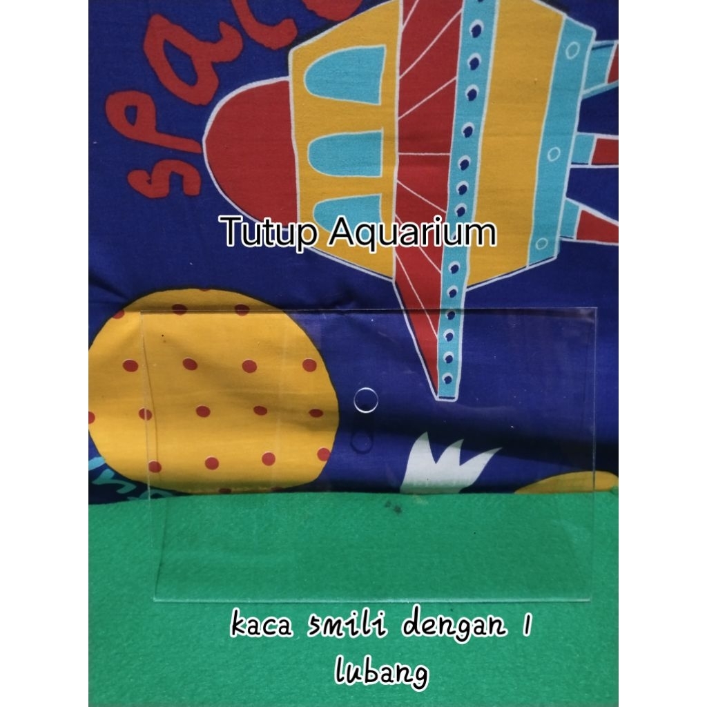 tutup aquarium kaca 50cm dan 60cm