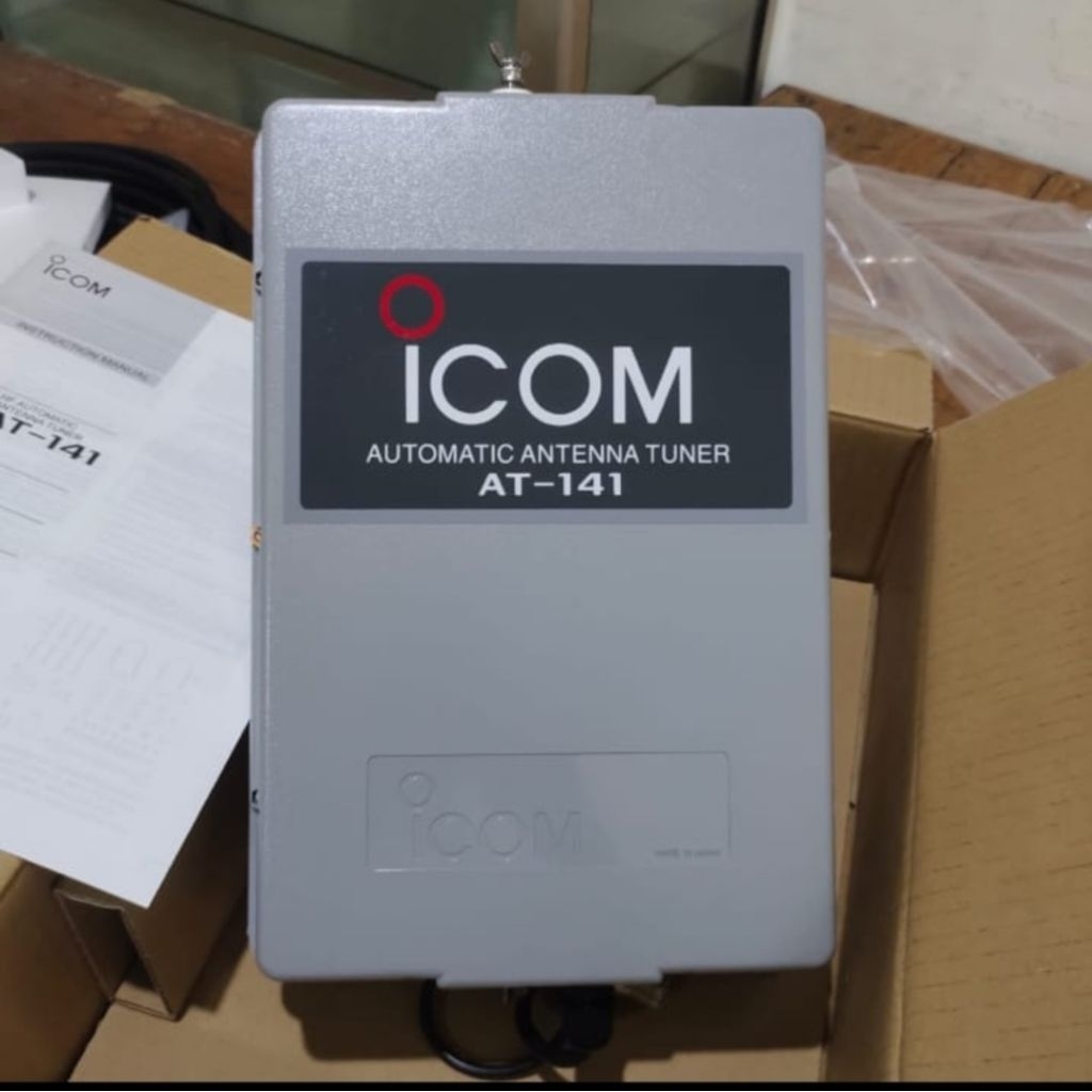 Icom AT-141 Antenna Tuner GM800 MF HF Marine Ori Baru Antena AT141