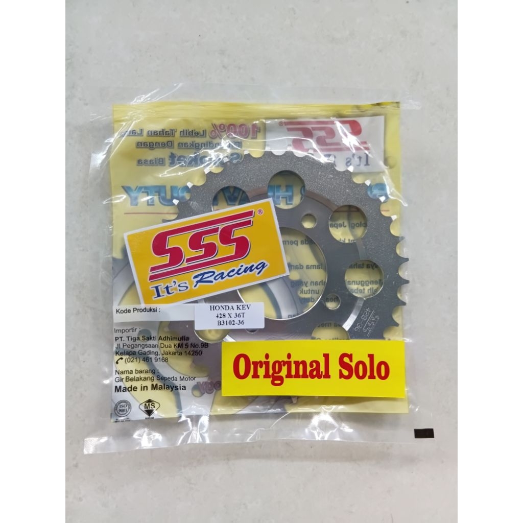 Gear SSS 428 honda kev pnp : grand / supra 100 / win