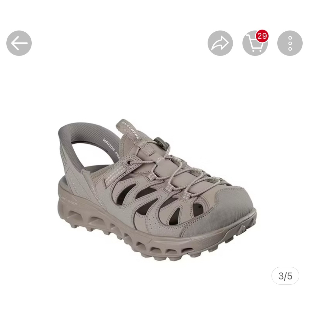 NEW SKECHERS GLIDE STEP TRAIL SANDAL UKURAN US 7