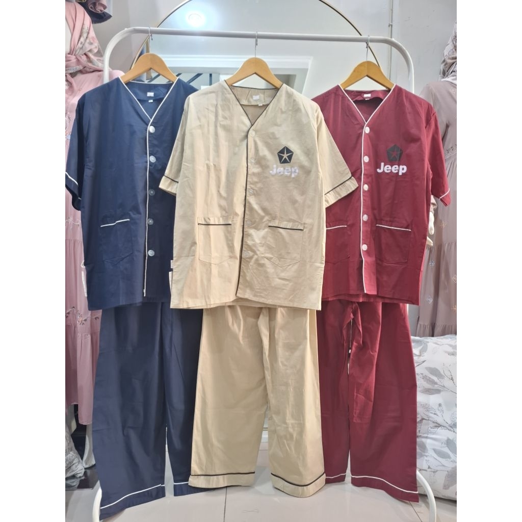 KEENA.CLOTHING || Setelan Celana Piyama Laki-Laki