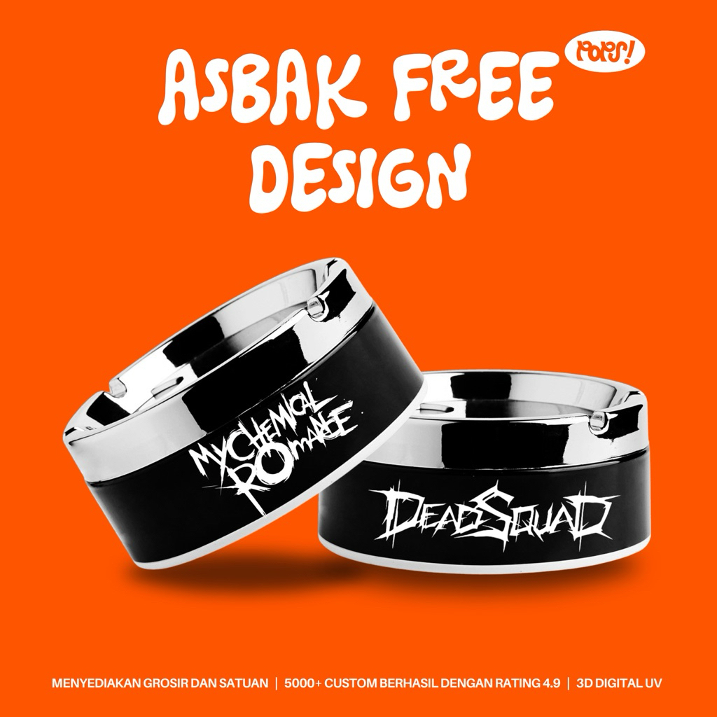 ASBAK PORTABEL ASBAK PUTAR CUSTOM