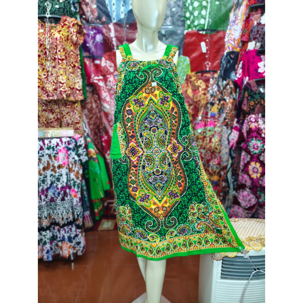 Daster Lie Ing Jumbo Tali Papan Karet Lingkar Dada 116 cm | Adem Nyaman