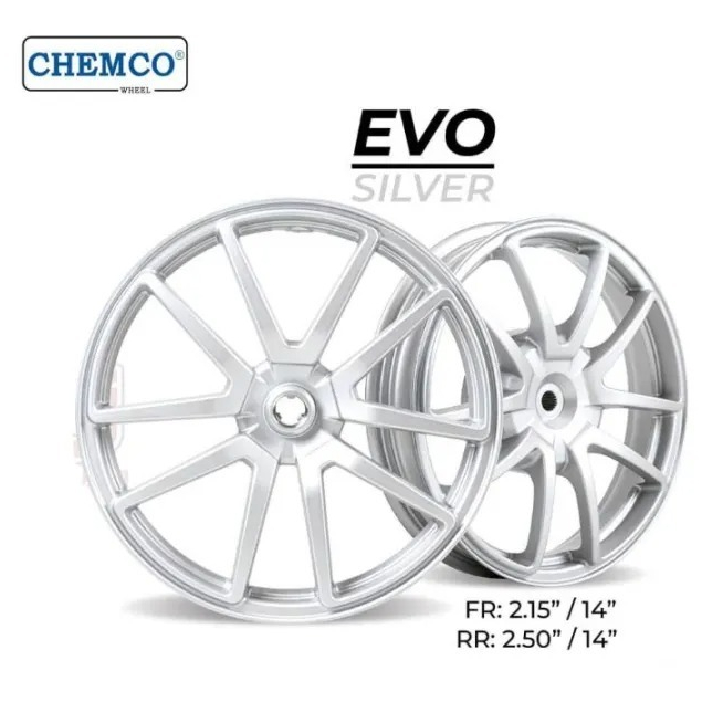 Velg CHEMCO EVO 215/250x14 Beat Scoopy Vario 110 125 150 160 CBS Mio M3 Gear Genio Xeon Spacy Ring 1
