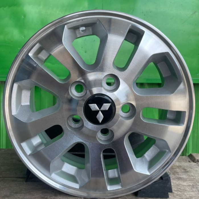 1 SET VELG OEM KUDA DIAMOND BARU R14 H5 vcd 114 Lbr 5 ET 40 + mur Roda Wrn Silver Full