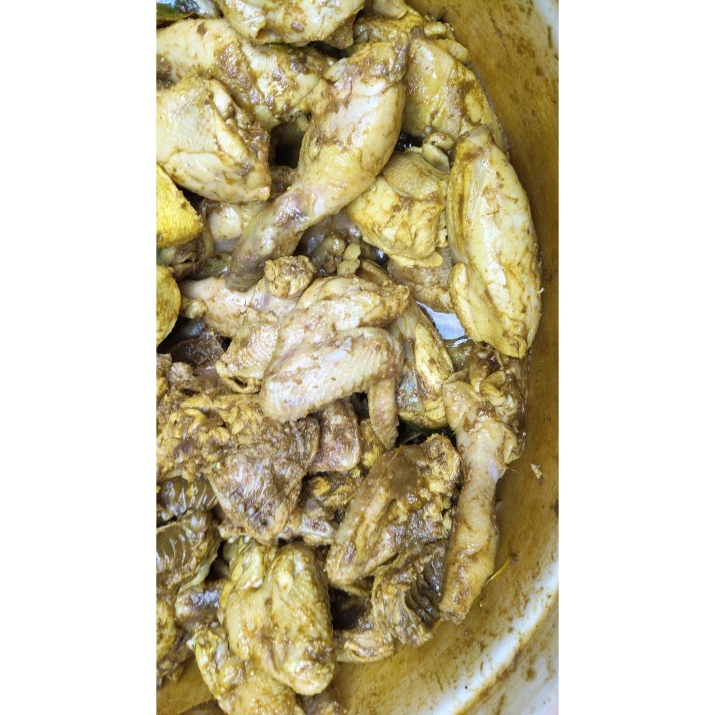 dada sayap ayam bumbu kuning 1pcs