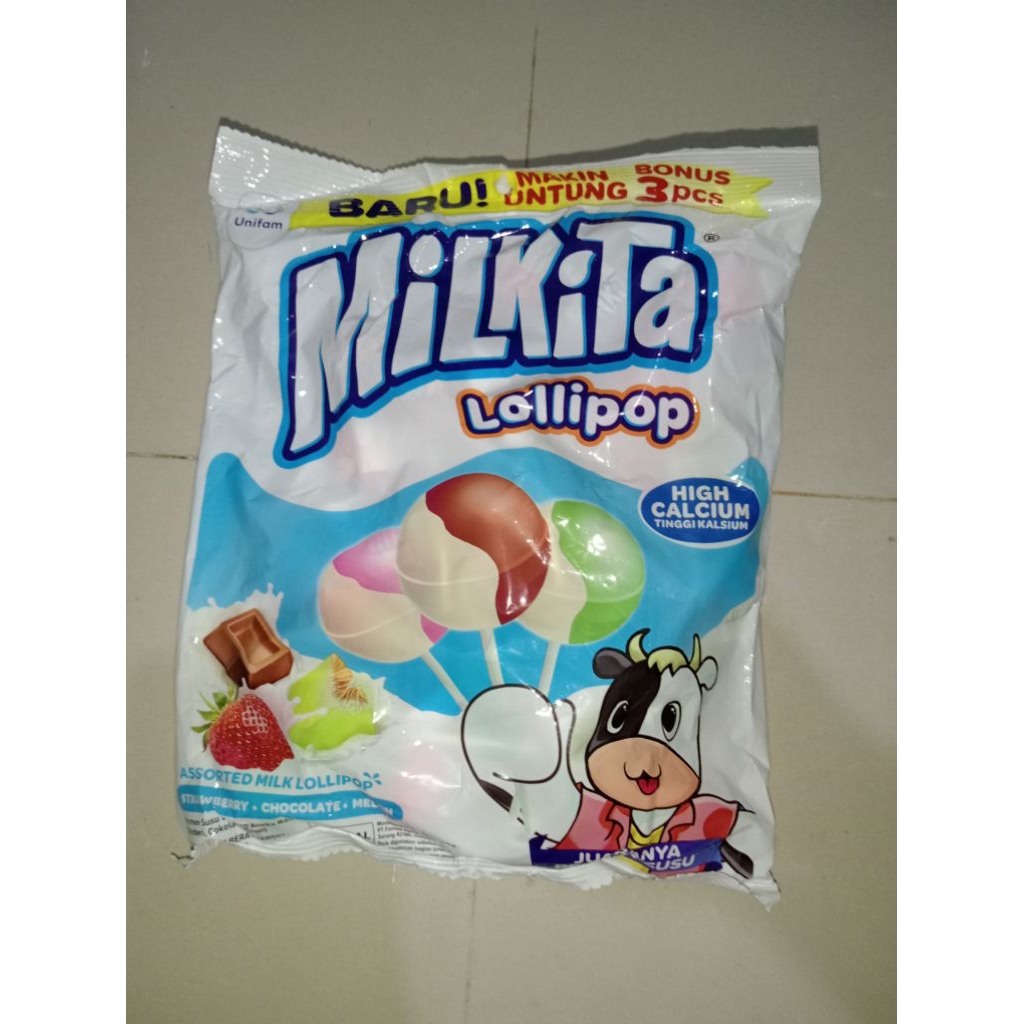 Permen Milkita Lolipop Refill Ii 30 Bonus 3 Pcs