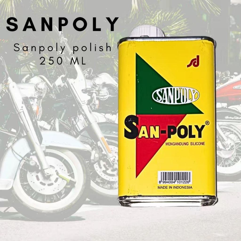 Sanpoly Polish Cairan Poles Mobil-Motor 250 ML