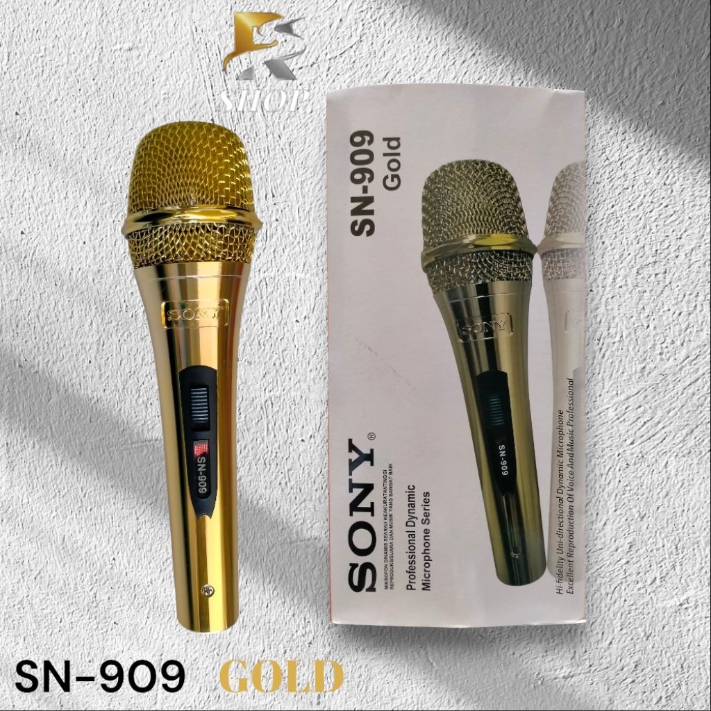 Mic MIKROFON VOCAL SONY SN-909 GOLD