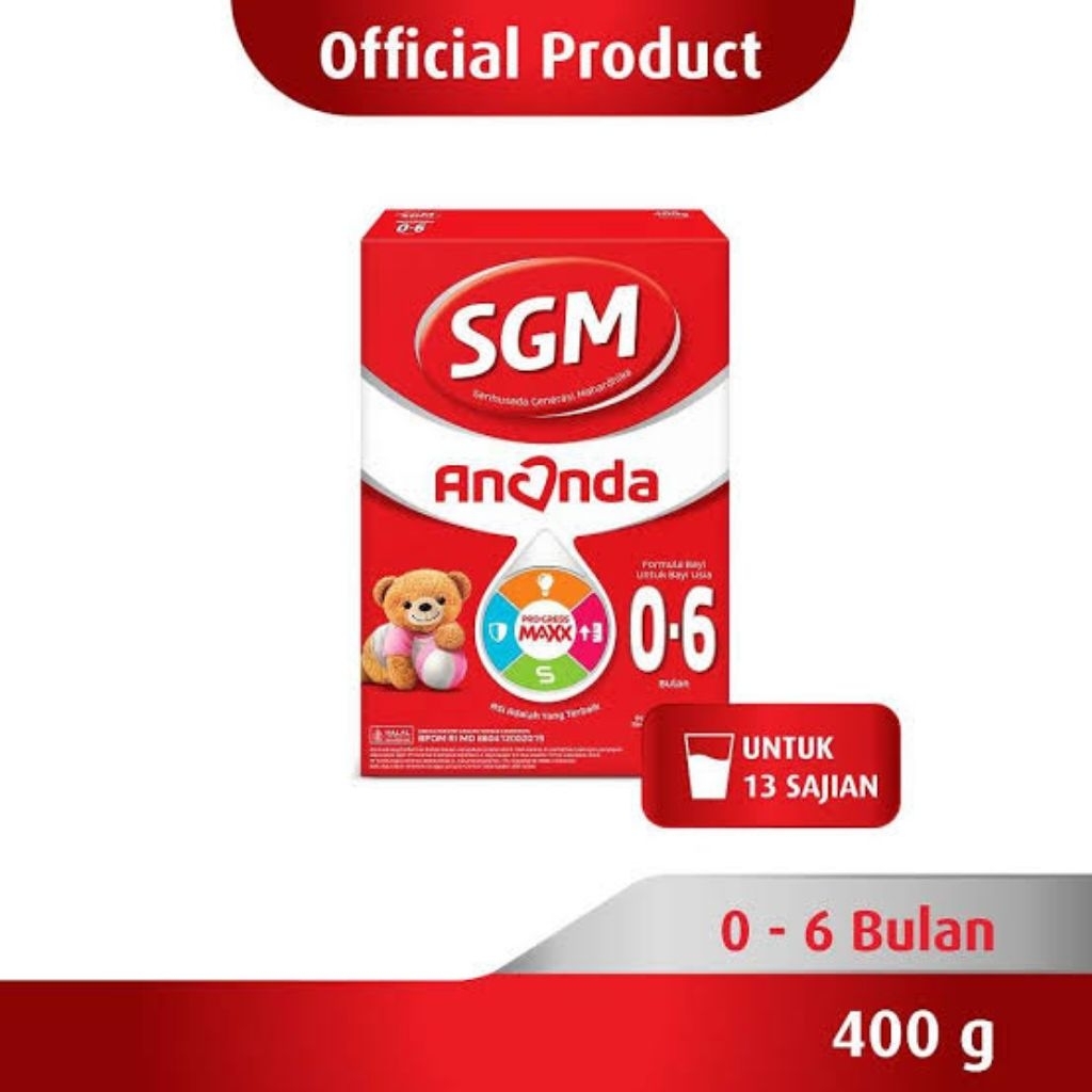SGM Ananda 0-6 Bulan Susu Formula Bayi 1000gram