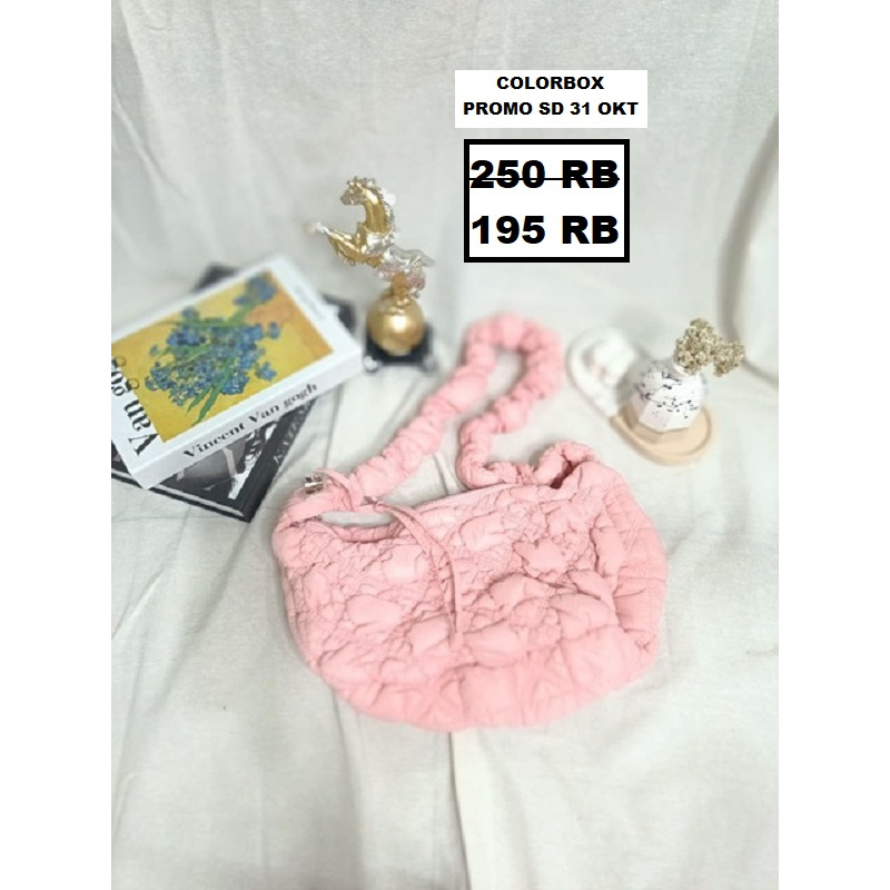 Tas Wanita Shoulder Bag Colorbox Seri Puffy