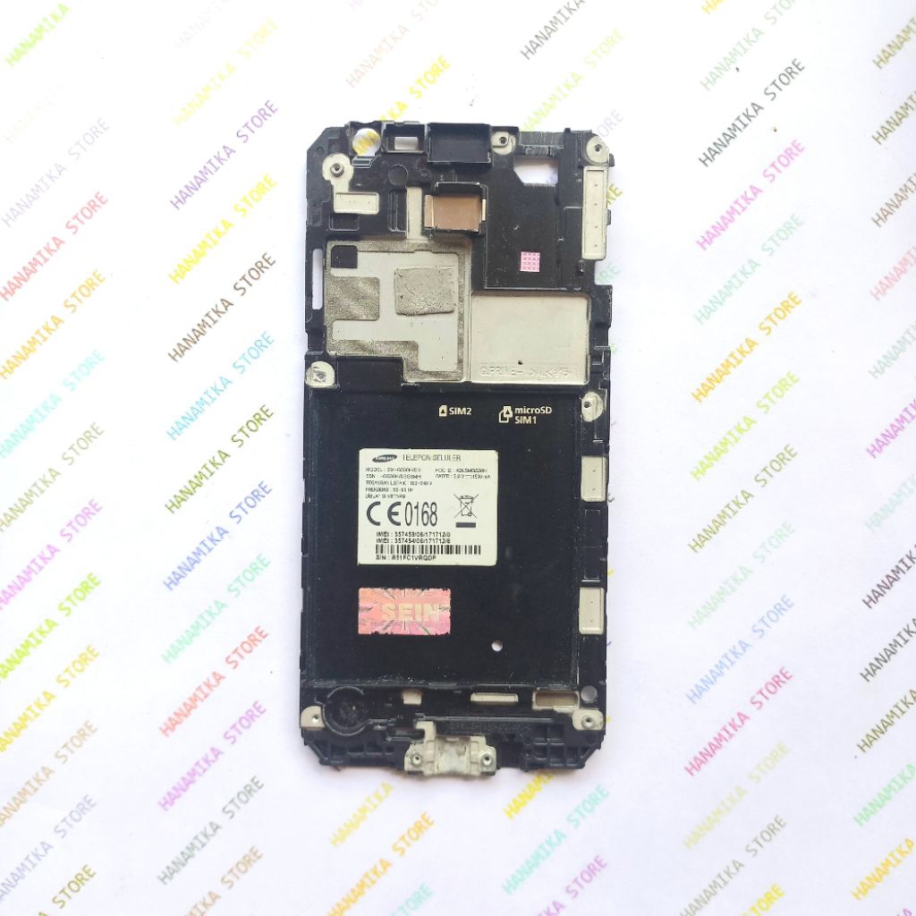 TULANG TENGAH / TATAKAN LCD samsung galaxy grand prime / G530 ori copotan
