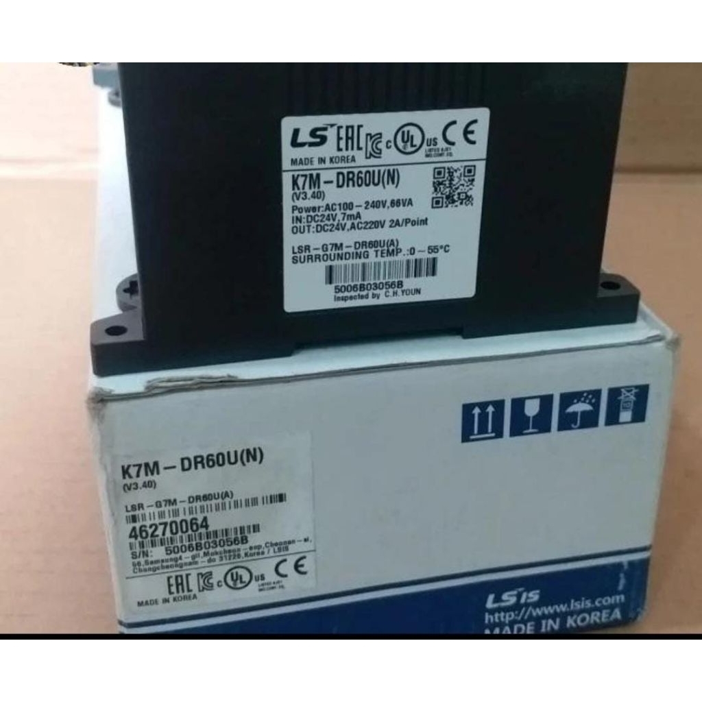 LS Master-K120S PLC 60iO K7M-DR60U(N)