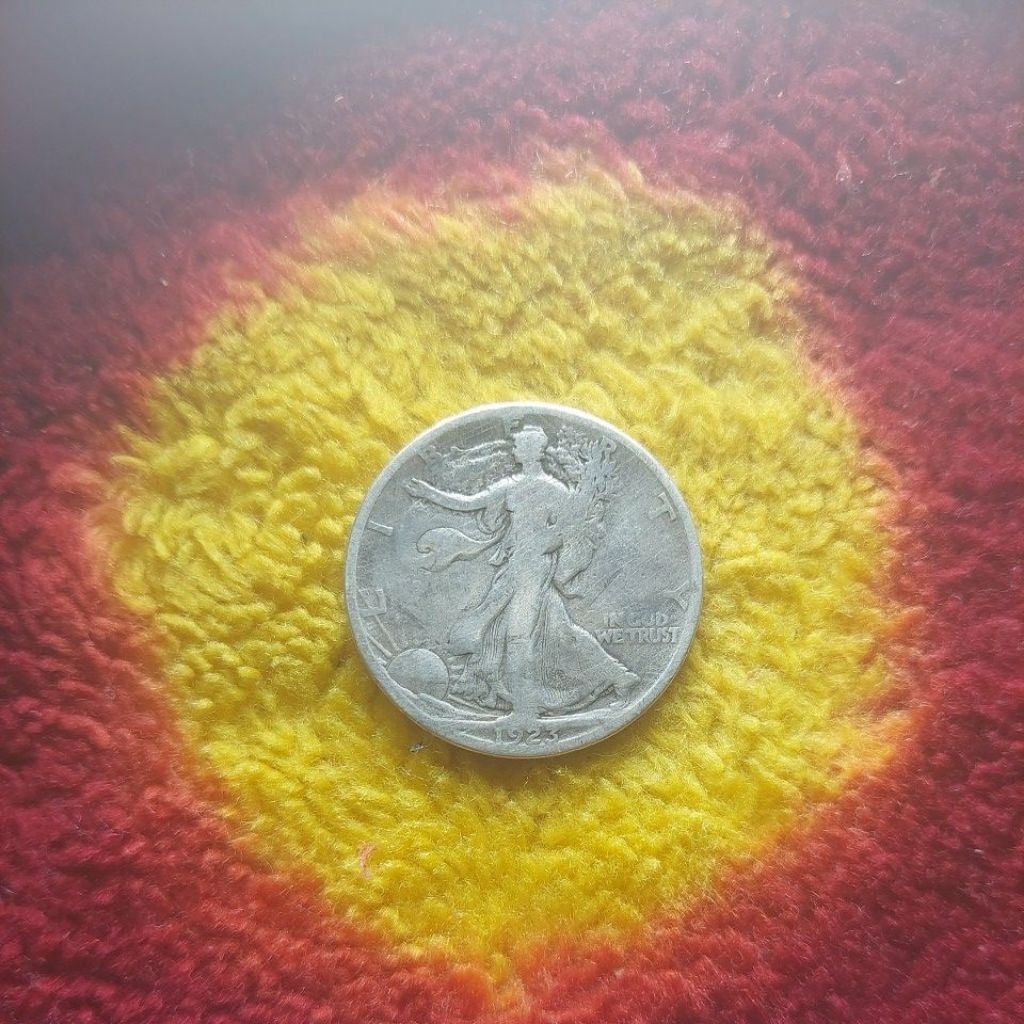 koin perak mamarika liberty 1923 asli