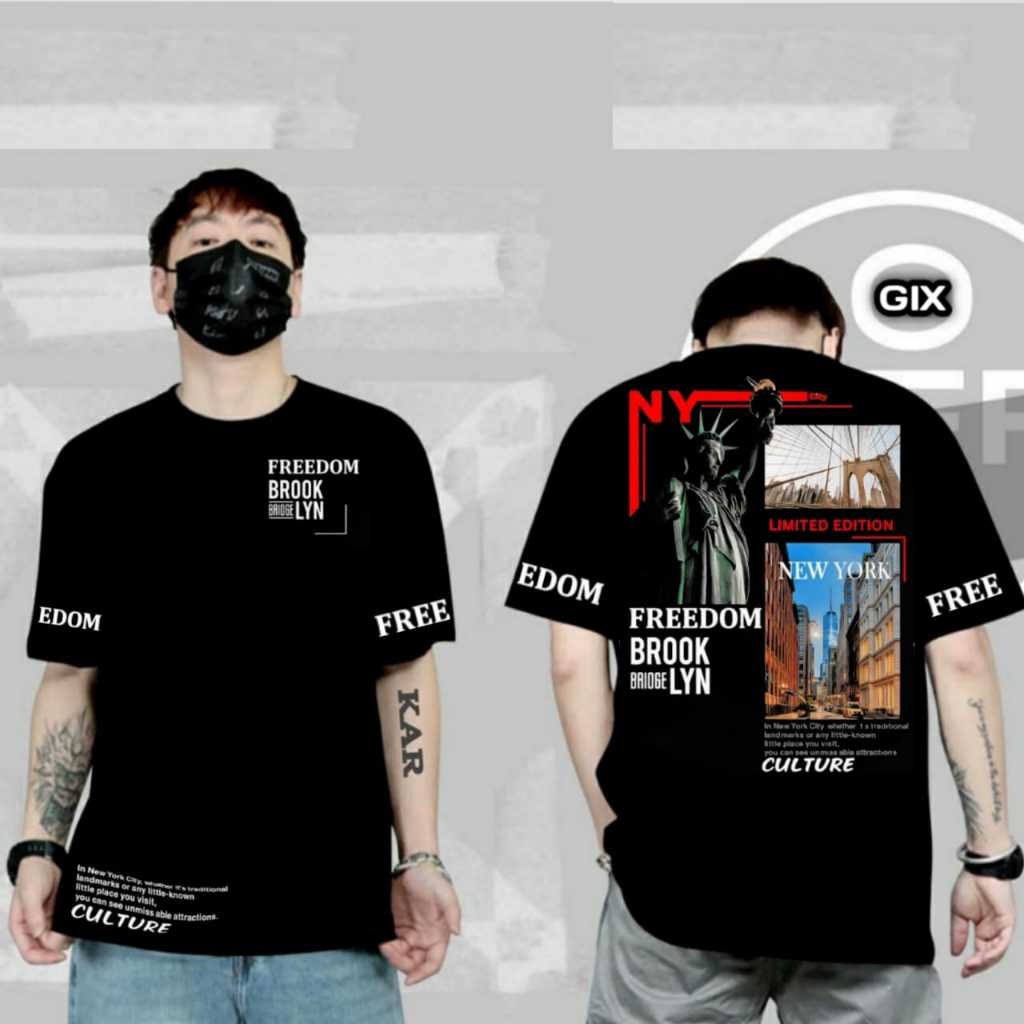 GIX DISTRO / KAOS NEW YORK / KAOS FREEDOM / KAOS SIMPSONS / TSHIRT DISTRO