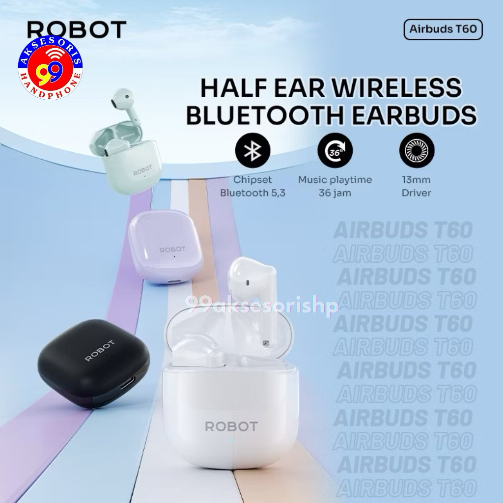 TWS / HEADSET BLUETOOTH ROBOT T60