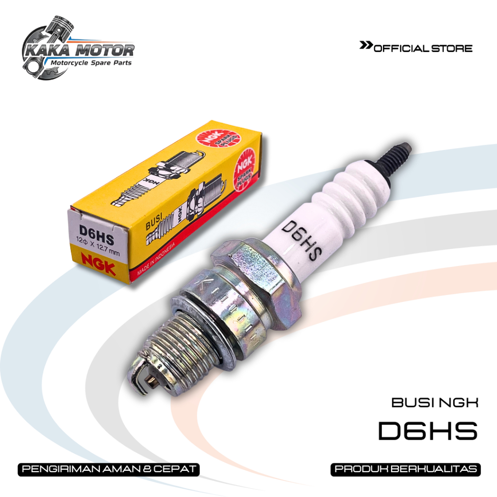 BUSI NGK D6HS - Busi NGK D6HS Motor lama C70 C90