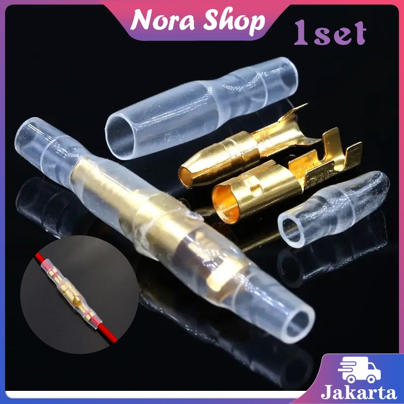 200Pcs Skun Sambung Kabel Skun Kabel Motor Terminal Sambungan Kabel