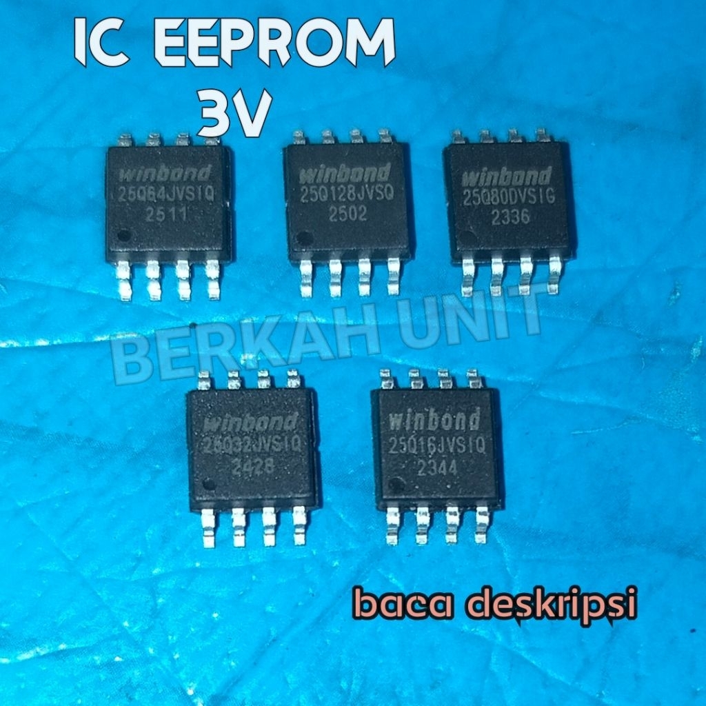 ORIGINAL IC EEPROM 3V KOSONGAN WINBOND  25Q64 25Q32 25Q128 25Q80 25Q16 EPROM