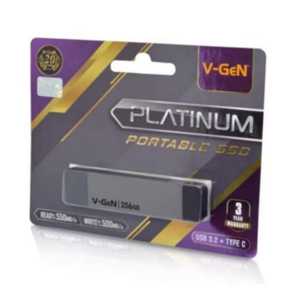 V-Gen SSD Portable Platinum 256GB