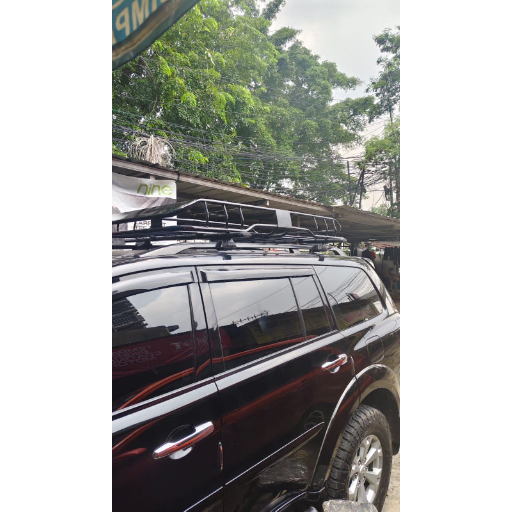 Roof rack roofrack bagasi atas mobil Pajero Fortuner rush lama model buzz rack