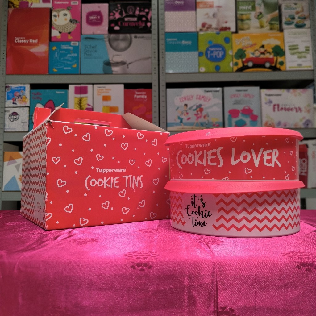 Tupperware Cookie Tins | Toples Kue