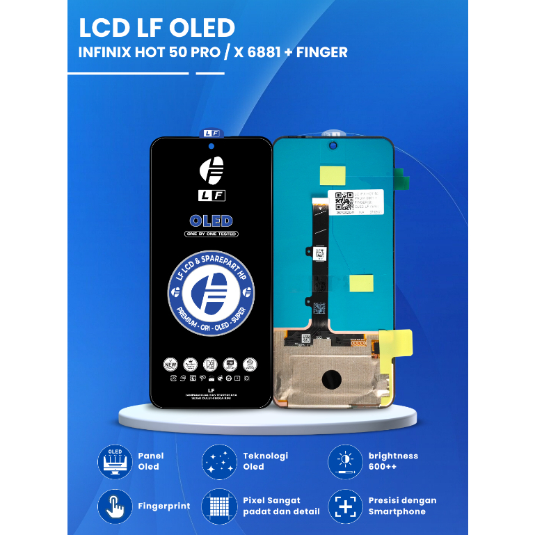 LF - LCD Infinix Hot 50 Pro / S25 / X6881 Fullset Touchscreen