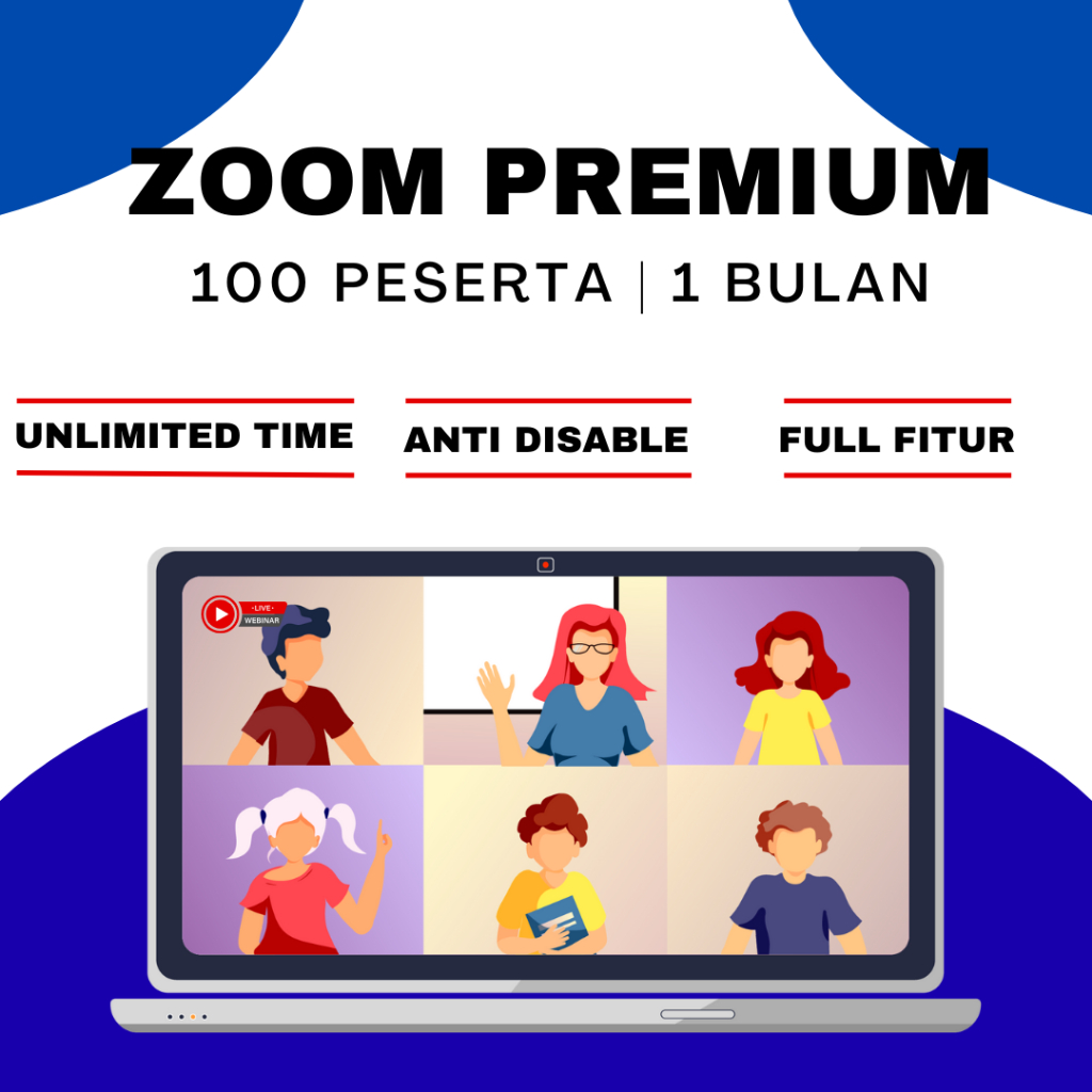 ARYN DIGITALSTORE | Linsensi ZOOM Premium 1 Bulan Unlimited Full Garansi