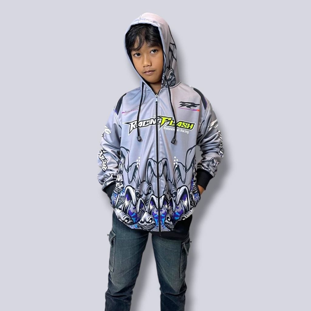 Jaket Racing Flash Anak/Jaket Racing Anak/Jaket Racing