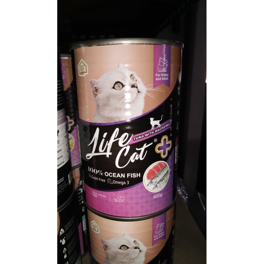 Makanan Kucing Kaleng Adult Life Cat+