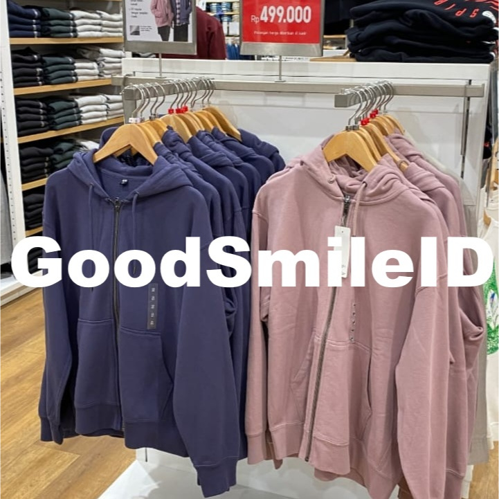 SALE Men Jaket Hoodie Ritsleting Lengan Panjang Sweater Retsleting JACKET SAKU PRIA COWOK SALE UNIQL