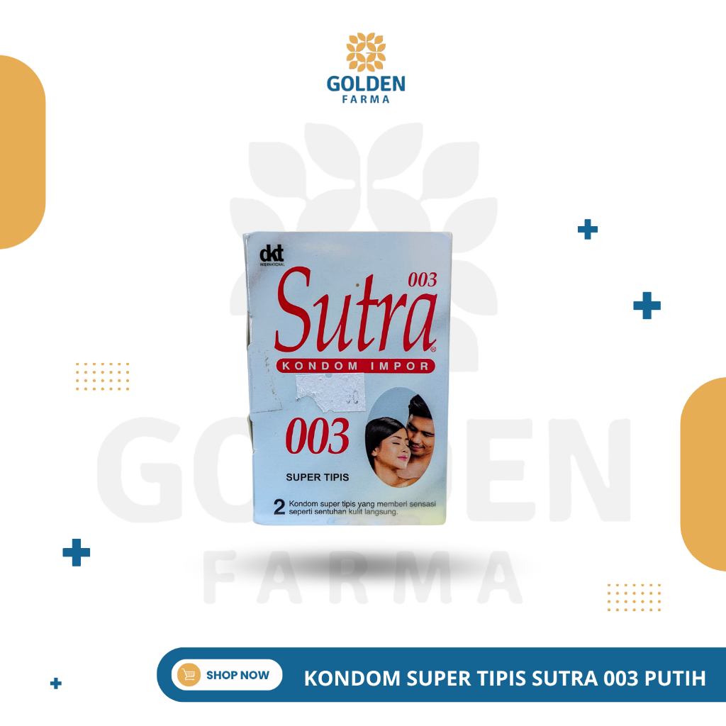Kondom Super Tipis - Sutra 003 isi 2 Pcs / Sutra