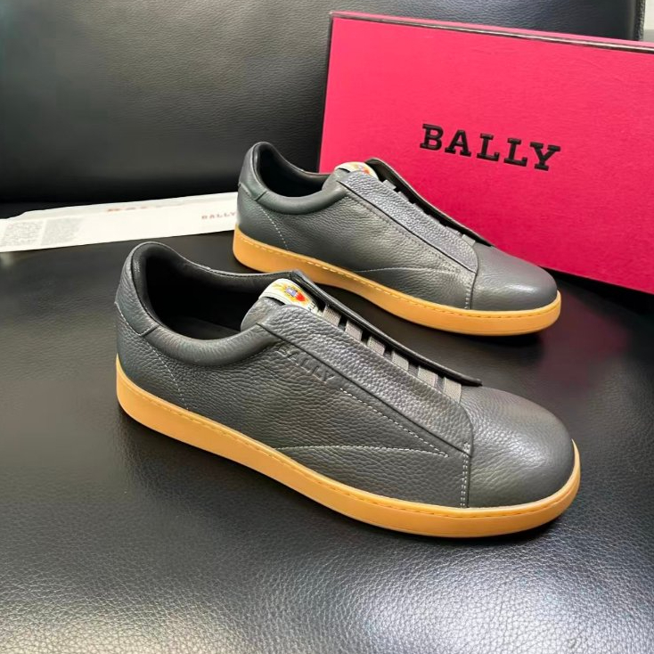 BALLY new casual men's shoes high-end cowhide sports shoes flat shoes