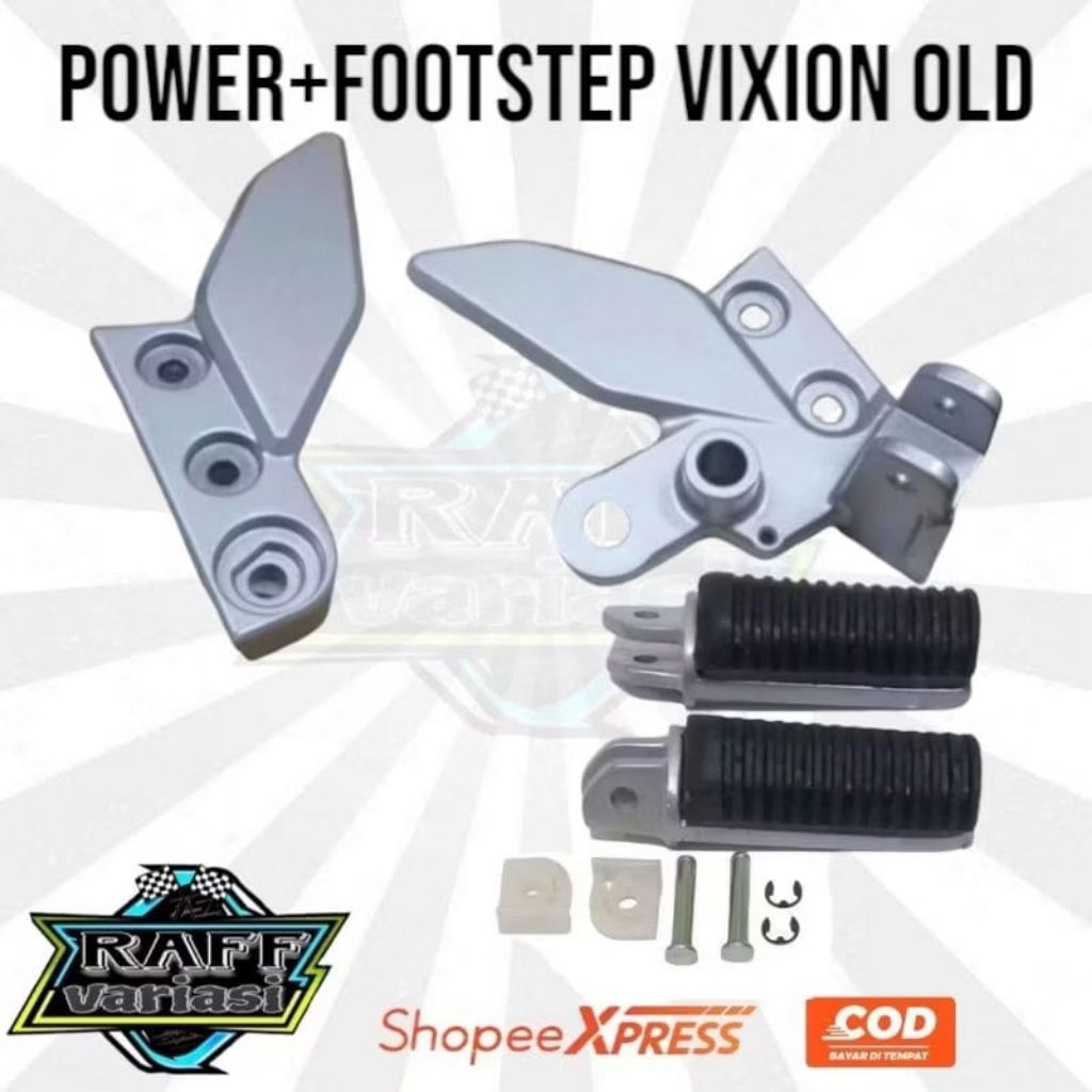 Step Footstep, Pijakan Depan Motor Yamaha Vixion Old/ Vixion Lama