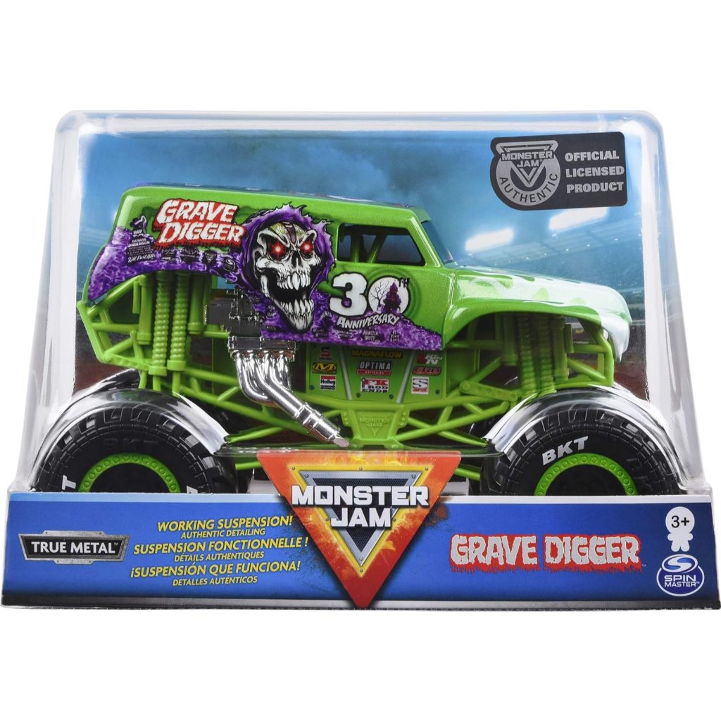 Monster Jam Grave Digger 30th Anniversary Skala 24 Monster Truck / Monster Truck Grave Digger