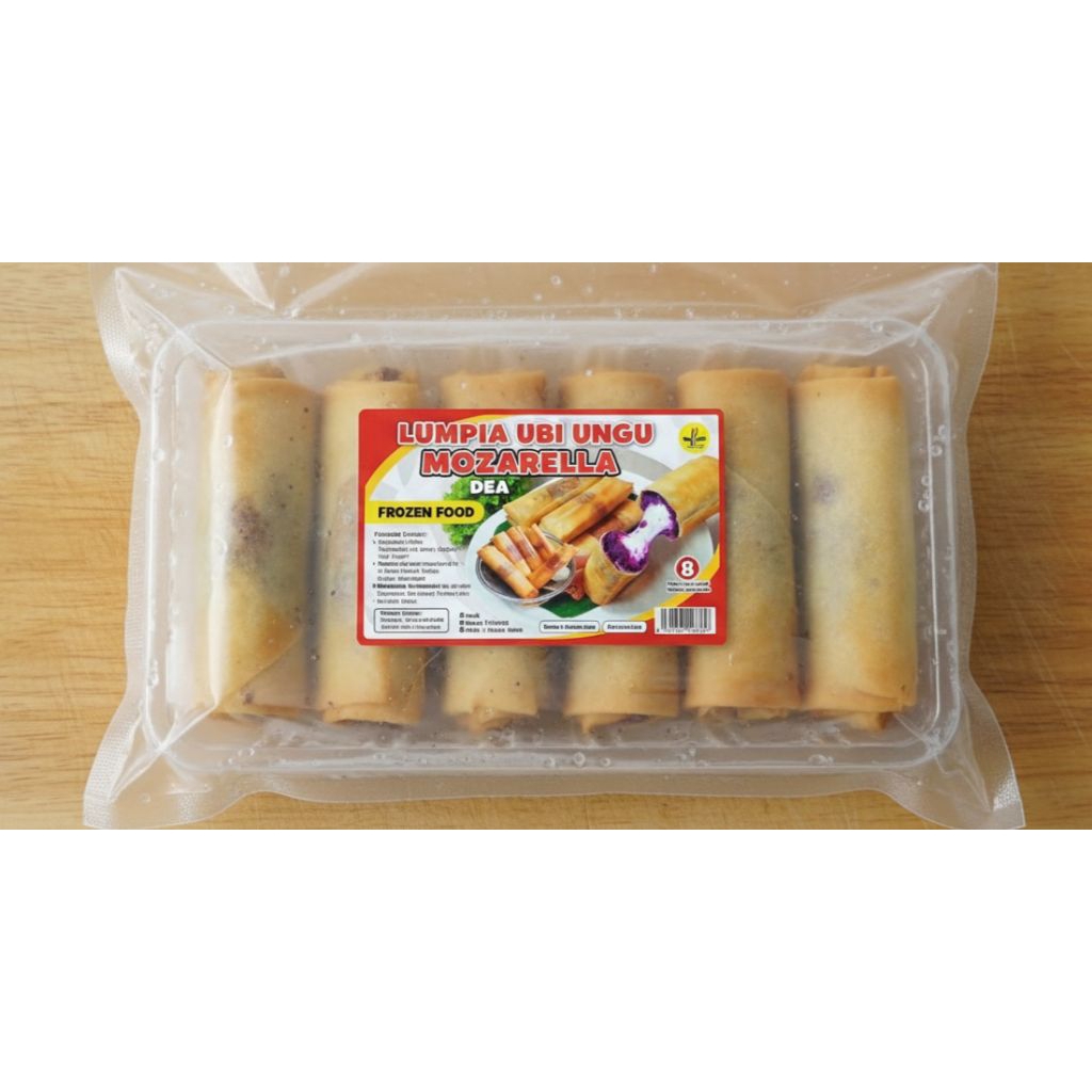 lumpia ubi ungu mozarella dea