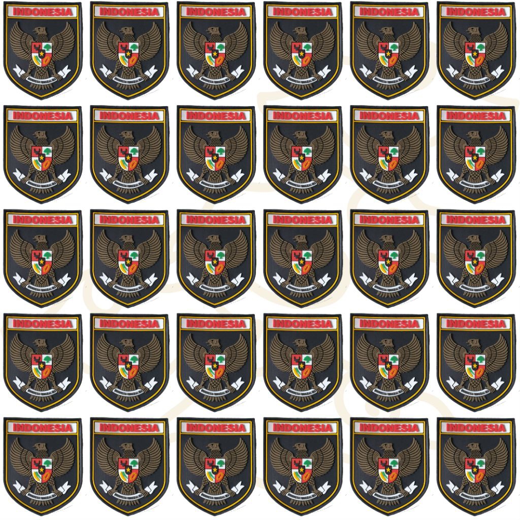 Patch Rubber Velcro Custom Bandung