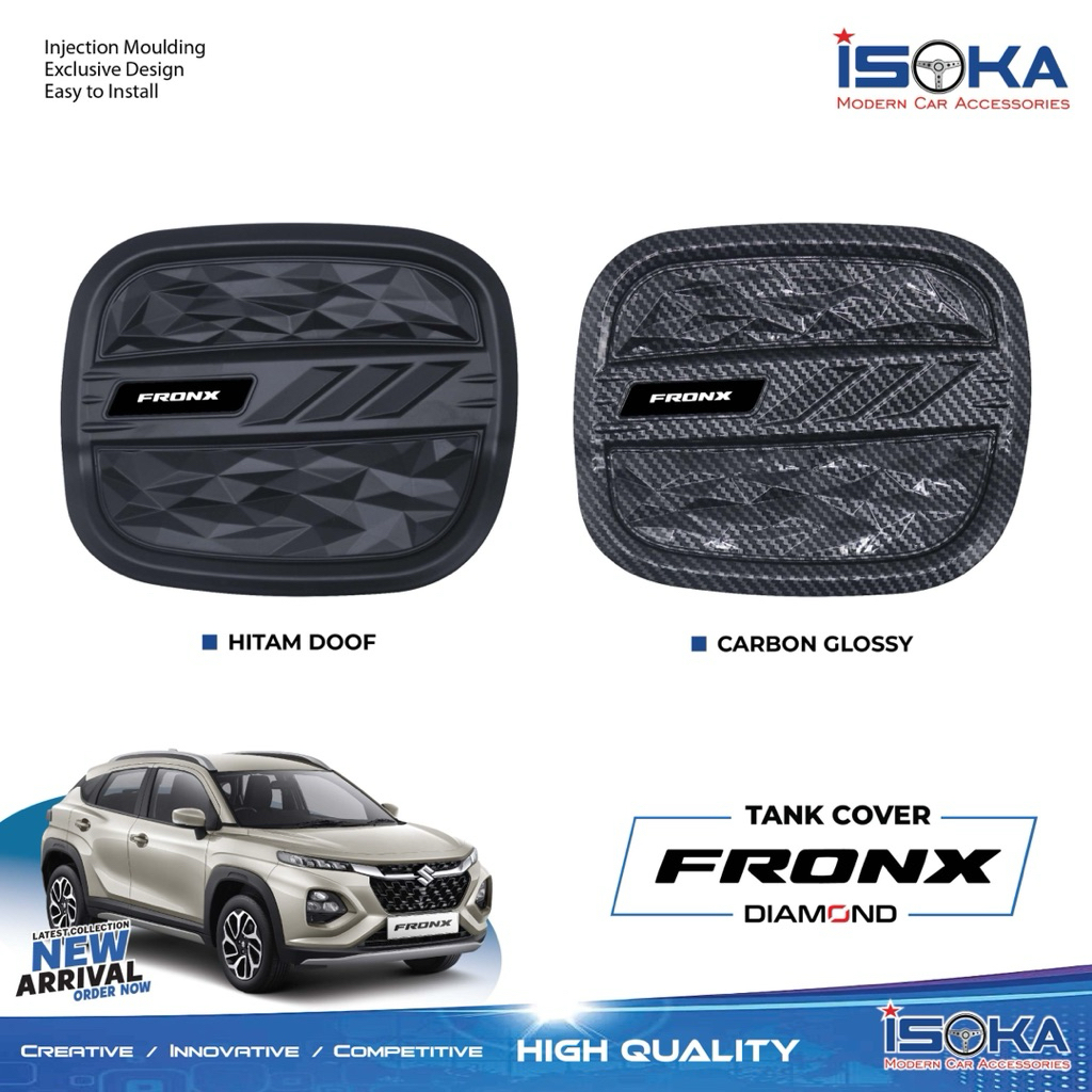 Tank Cover Suzuki Fronx Cover Tank Hitam / Carbon