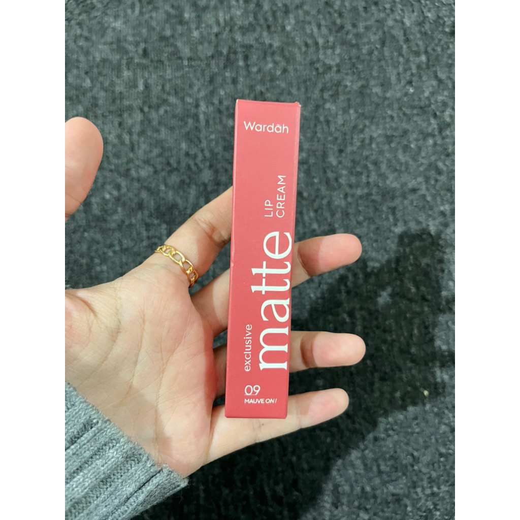 Wardah Lip Cream Matte Mauve On Shade 09