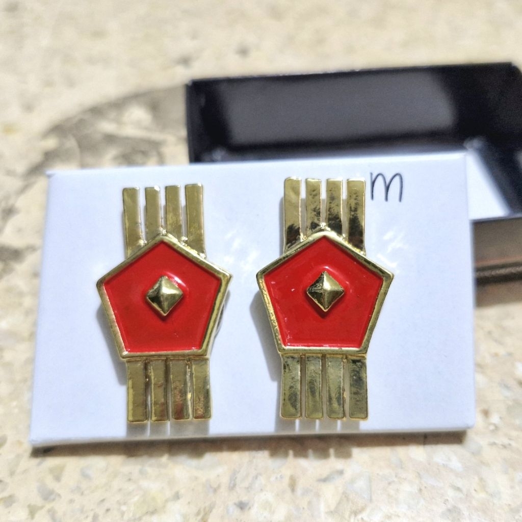 pangkat pns kemhan Golongan 4A 4B 4C 4D gold paku atau magnet/ pangkat pns kemenhan
