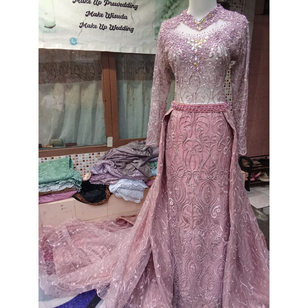 GAUN PENGANTIN SLIM ROSE GOLD
